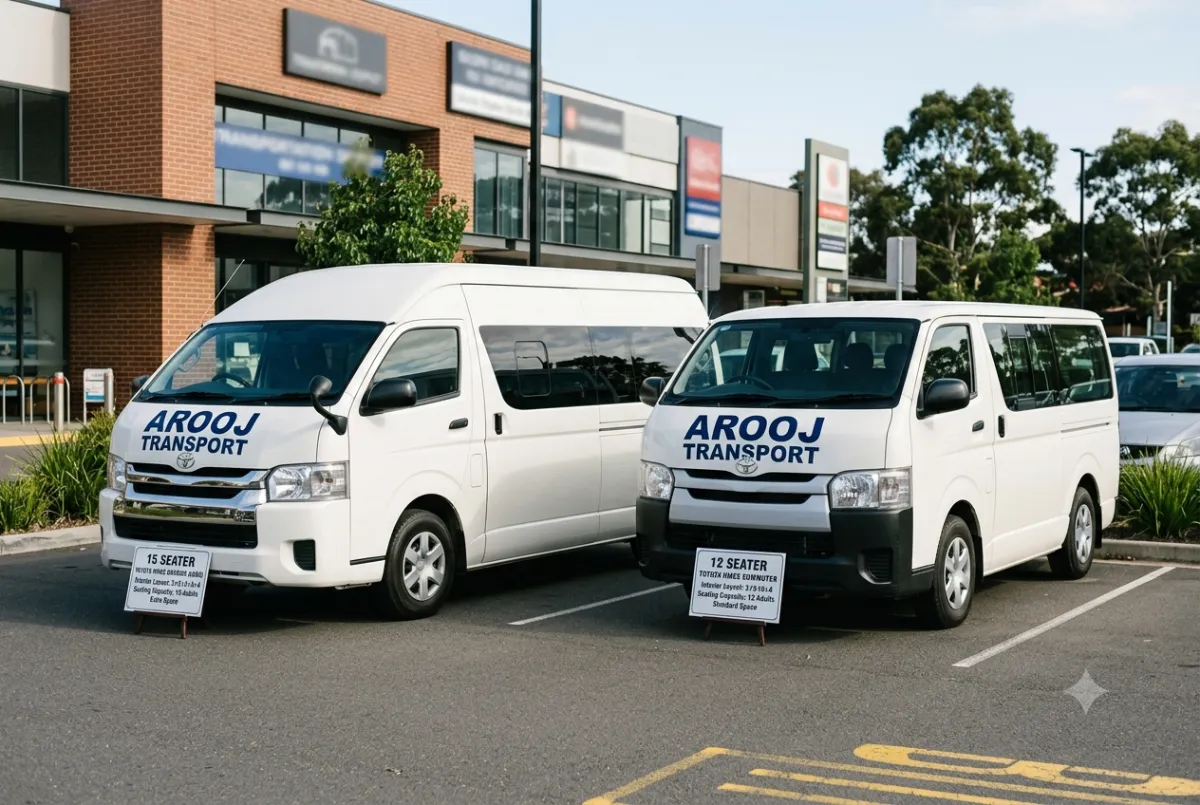 15 Seater vs 12 Seater Comparison