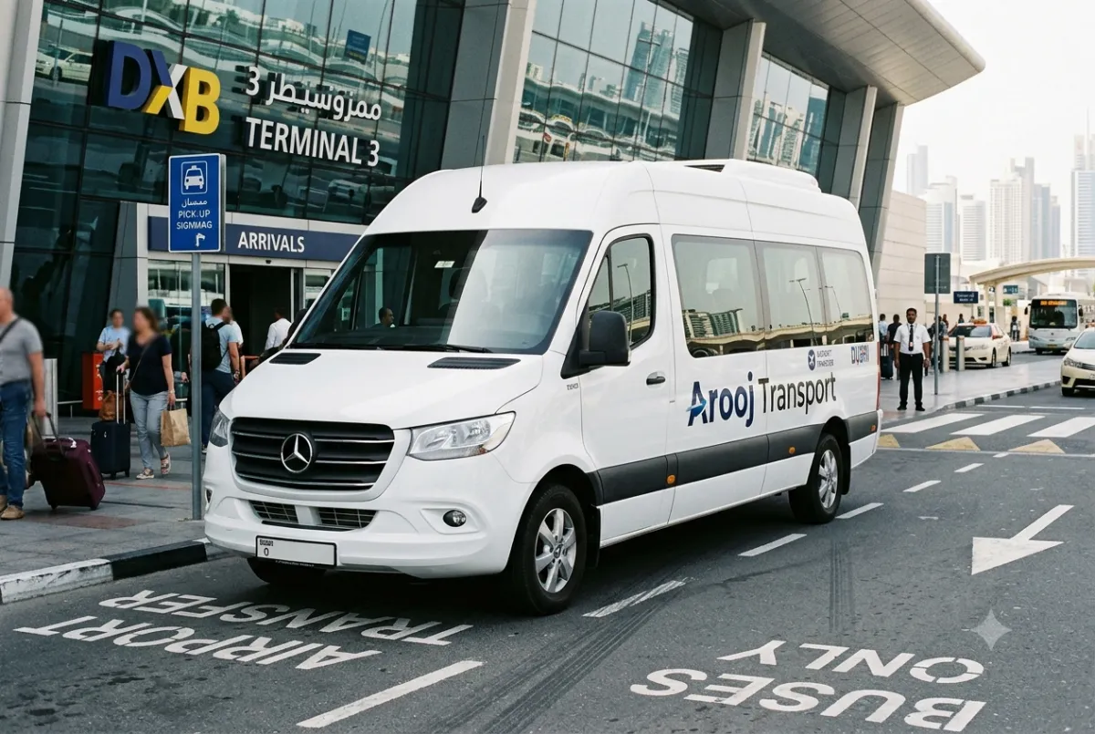 Mercedes Sprinter for Airport Transfer Dubai with Driver