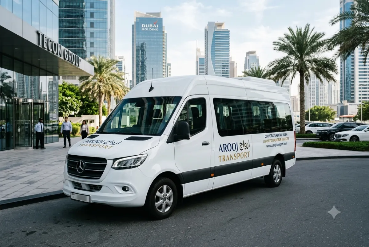 Mercedes Sprinter for Corporate Rental Dubai | Arooj Transport
