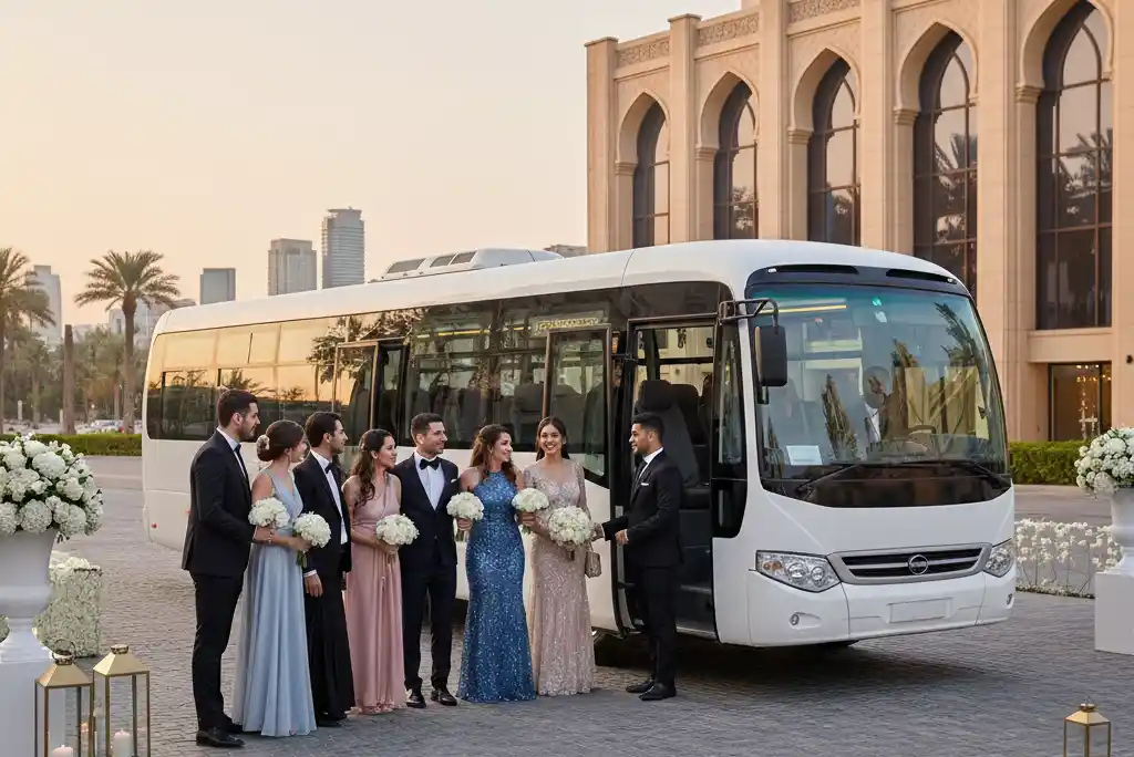 25 Seater Minibus for Any Event in Dubai And UAE | Arooj Bus Rental