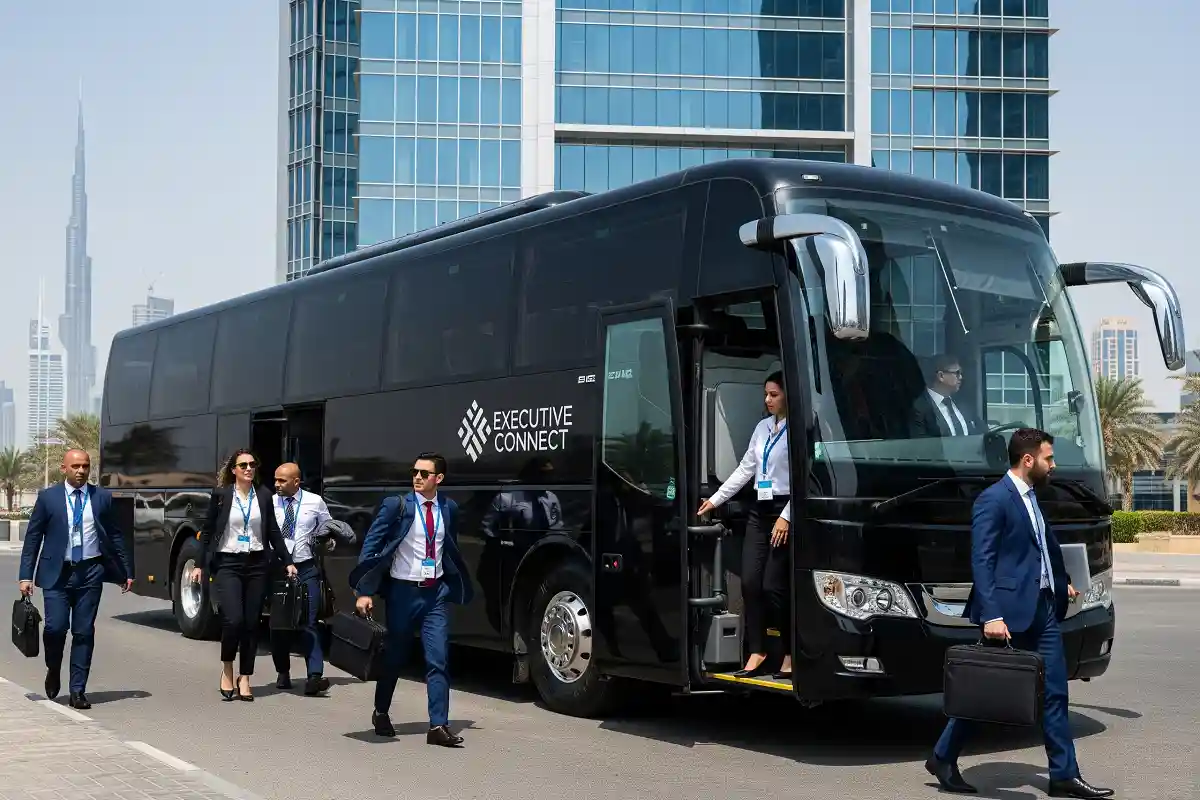 Corporate Employee Shuttle Bus Rental in UAE