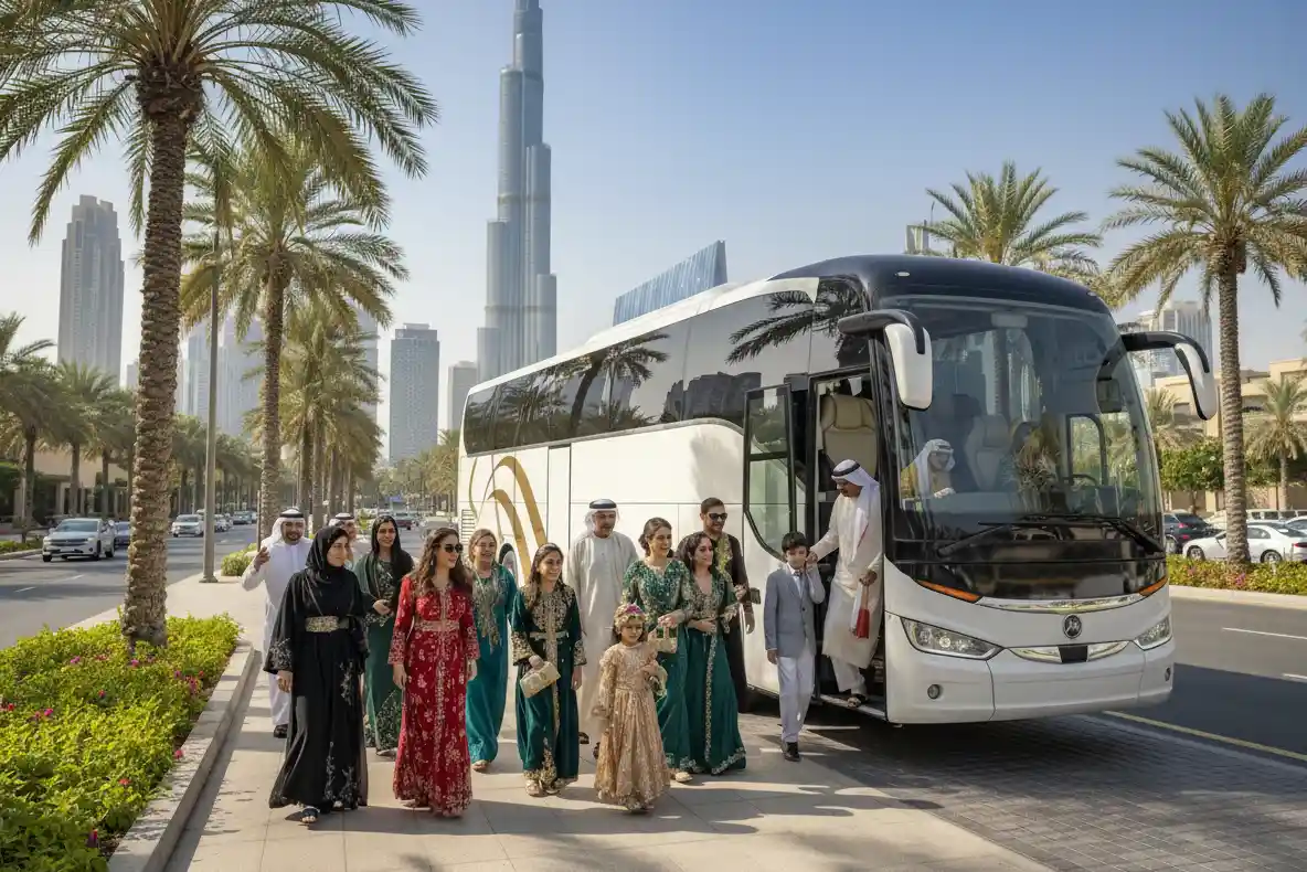 Group transportation for Eid 2026 holidays in the UAE