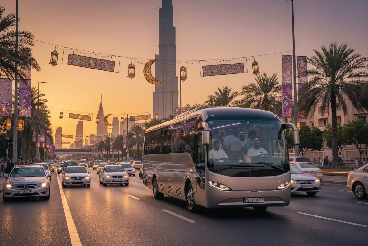 Ramadan 2026 in Dubai & UAE | Iftar Gatherings & Group Transportation Guide