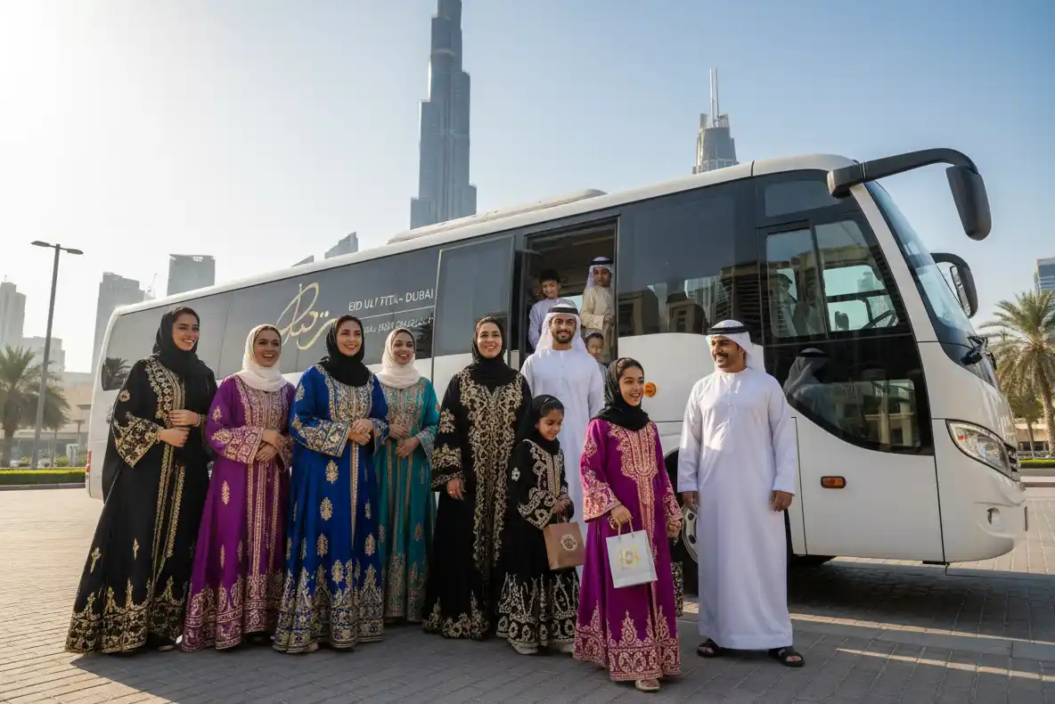 Eid ul Fitr 2026 in Dubai & UAE – Group Transportation Guide
